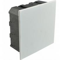 Монтажная коробка для бетону 160х160х65мм квадратна біла РК-160*160*65-Б АСКО-УКРЕМ