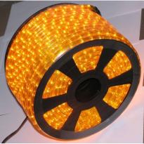 Светодиодный дюралайт LED BY-007 3-х жильный 1,44Вт/м 13мм круг желтый 183742 Brille