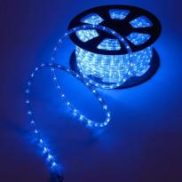 Светодиодный дюралайт LED BY-007 3-х жильный 1,44Вт/м 13мм круг синий 183741 Brille