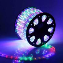 Светодиодный дюралайт LED BY-007 3-х жильный 1,44Вт/м 13мм круг RGB 183738 Brille