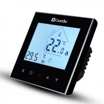 Терморегулятор комбінований для теплої підлоги AC605H 16A чорний Castle