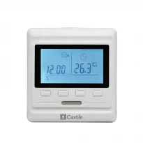 Терморегулятор комбінований для теплої підлоги E53.716 16A білий Castle