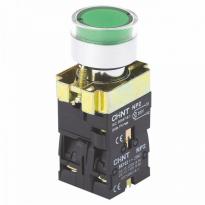 Кнопка NP2-EW3365 230V з LED підсвіткою зелена 575718 CHINT