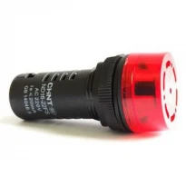 Звонок ND16-22L Φ22 мм красный АС220V 593484 CHINT