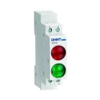 Сигнальна лампа на DIN-рейку ND9-2 230V IP20 зелена/червона 594138 CHINT