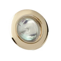 Точковий врізний світильник HDL16001R 50W MR16 GU5.3 коло золото DeLux