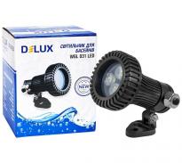 Светодиодный светильник для освещения бассейнов WGL 031LED 12V 3*1W 5000K IP68 90011350 Delux