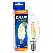 Светодиодная лампа Filament BL37B 90011681 свеча E14 4W 4000K 220V Delux