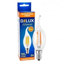 Світлодіодна лампа Filament BL37B 90011685 свічка на вітрі E14 4W 2700K 220V Delux