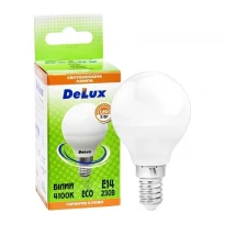 Лампа светодиодная SMD BL50P 90011759 G45 E27 7W 4100K 220V Delux