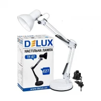 Настільний світильник TF-07 Е27 60W білий 90012374 Delux