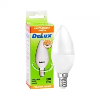 Лампа светодиодная SMD BL37B 90012460 свеча E14 7W 6500K 220V Delux