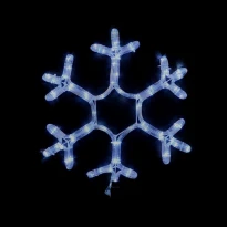 Світлодіодна фігура MOTIF Snowflake 0,4 m 12 flash білий IP44 Delux