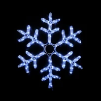 Світлодіодна фігура MOTIF Snowflake 0,55 m 12 flash синій IP44 Delux