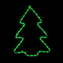 Светодиодная фигура MOTIF Christmas Tree 0,6*0,45m 7 flash зеленый IP44 Delux