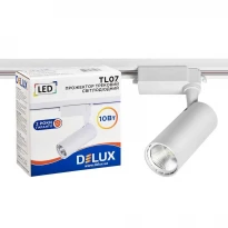 Светильник светодиодный трековый TL07 10W 36° 4000K белый 90015822 Delux