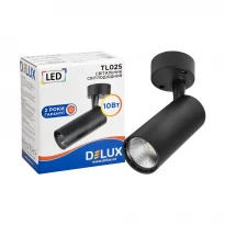 Светильник спотовый светодиодный TL02S 10W 36° 4000K черный 90015887 Delux