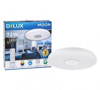 Светильник светодиодный LCS-005 Moon 72W+5W 3000К/4000K/6000K RGB 90017956 Delux