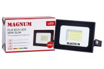 Прожектор светодиодный FL12 ECO LED 20W slim черный 6500К IP65 90018081 Magnum