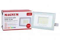 Прожектор светодиодный FL12 ECO LED 30W slim белый 6500К IP65 90018084 Magnum