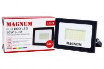 Прожектор светодиодный FL12 ECO LED 50W slim черный 6500К IP65 90018085 Magnum