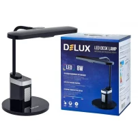 Светильник светодиодный настольный TF-540 8W LED 3000K/4000K/6000K Bluetooth колонка черный 90018134 Delux