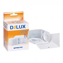Датчик руху накладний ST15E 180°/360° білий 1200W IP65 90018213 Delux