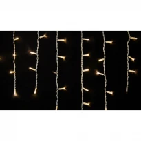 Гирлянда наружная ICICLE 75 LED 2x0.7м теплый белый/белый IP44 EN 90016594 Delux