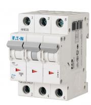 Автоматичний вимикач 16A 10kA 3 полюси тип D PL7-D16/3 Eaton (Moeller)