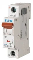 Автомат для щитка 4A 10kA 1 полюс тип C PL7-C4/1-DC Eaton (Moeller)