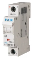 Автомат для электросети 50A 10kA 1 полюс тип C PL7-C50/1-DC Eaton (Moeller)