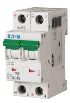 Автоматичний вимикач 6A 10kA 2 полюси тип C PL7-C6/2-DC Eaton (Moeller)