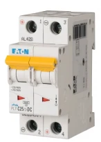 Ввідний автомат 25A 10kA 2 полюси тип C PL7-C25/2-DC Eaton (Moeller)