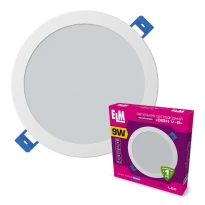 Встраиваемый LED светильник Disk V-9 9W 4000K IP20 26-0085 ELM