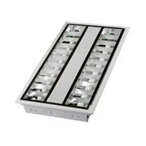 Светильник растровый люминесцентный встроенный Ascona 214 T5 G5 2x14W B-FO-1137 Electrum