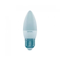 Лампочка светодиодная свеча C37 7W E27 4000K 220V C37-019 Crystal Gold