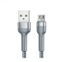 Кабель Jany Series USB to Micro-USB срібний RC-124m Remax