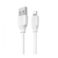 Кабель Suji Series USB to Lightning білий RC-138i Remax