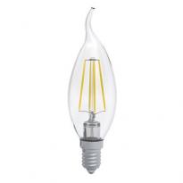 Светодиодная лампа Эдисона Filament A-LC-1368 LC-4F свеча на ветру E14 4W 4000K 220V Electrum