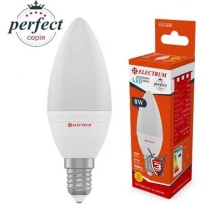 Лампа LED свеча C37 A-LC-1428 LC-32 E14 8W 3000K 220V Electrum