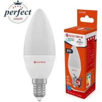 LED-лампочка свеча C37 A-LC-1429 LC-32 E14 8W 4000K 220V Electrum