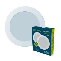 Светодиодный встраиваемый светильник SAPFIR-12 12W 4000K IP40 DNL-003 (2 шт.) Crystal