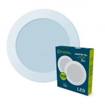 Светодиодный встраиваемый светильник SAPFIR-15 15W 4000K IP40 DNL-004 (2 шт.) Crystal