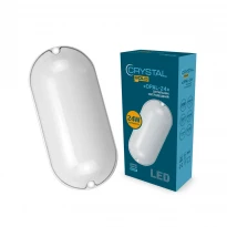 Светодиодный накладной светильник Opal-24 24W 6500K IP54 DNL-032 Crystal Gold
