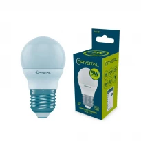 Светодиодная лампочка G45-004 G45 E27 5W 4000K 220V Crystal