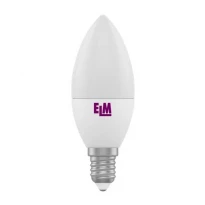 Лампа светодиодная 18-0091 PA10 свеча E14 6W 3000K 220V ELM