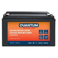 Аккумулятор литий-железо-фосфатный LiFePO4 12.8V 100Ah 1шт. QM-LiFePO4-12.8V-100Ah Quantum