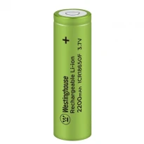 Аккумулятор литий-ионный Li-ion ICR18650 2200mAh 1шт. ICR18650F-2200 Westinghouse