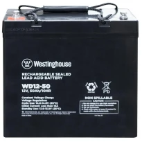 Свинцово-кислотная аккумуляторная батарея Deep Cycle 12V 50Ah T14 1шт. 230x138x211 WD12-50N-T14 Westinghouse