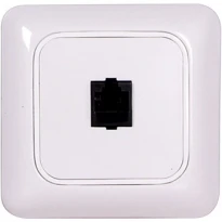 Розетка комп'ютерна RJ45 серія TAREL біла 228 ENEXT